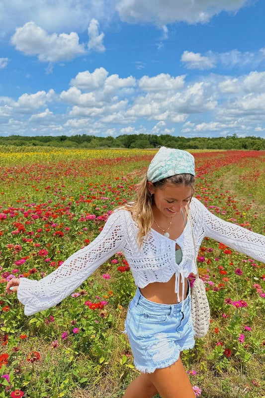 CWTBLL3412_V NECK SOLID KNIT DRAWSTRING BEACH COVER UP