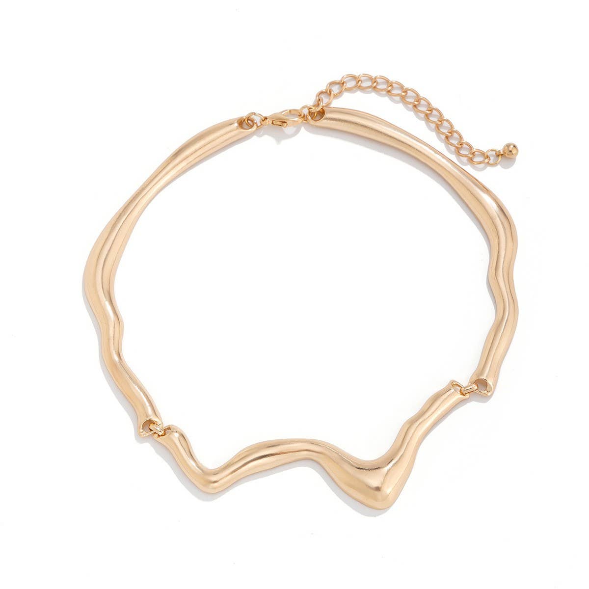 NEW COLD STYLE GEOMETRIC TWISTED DESIGN NECKLACE