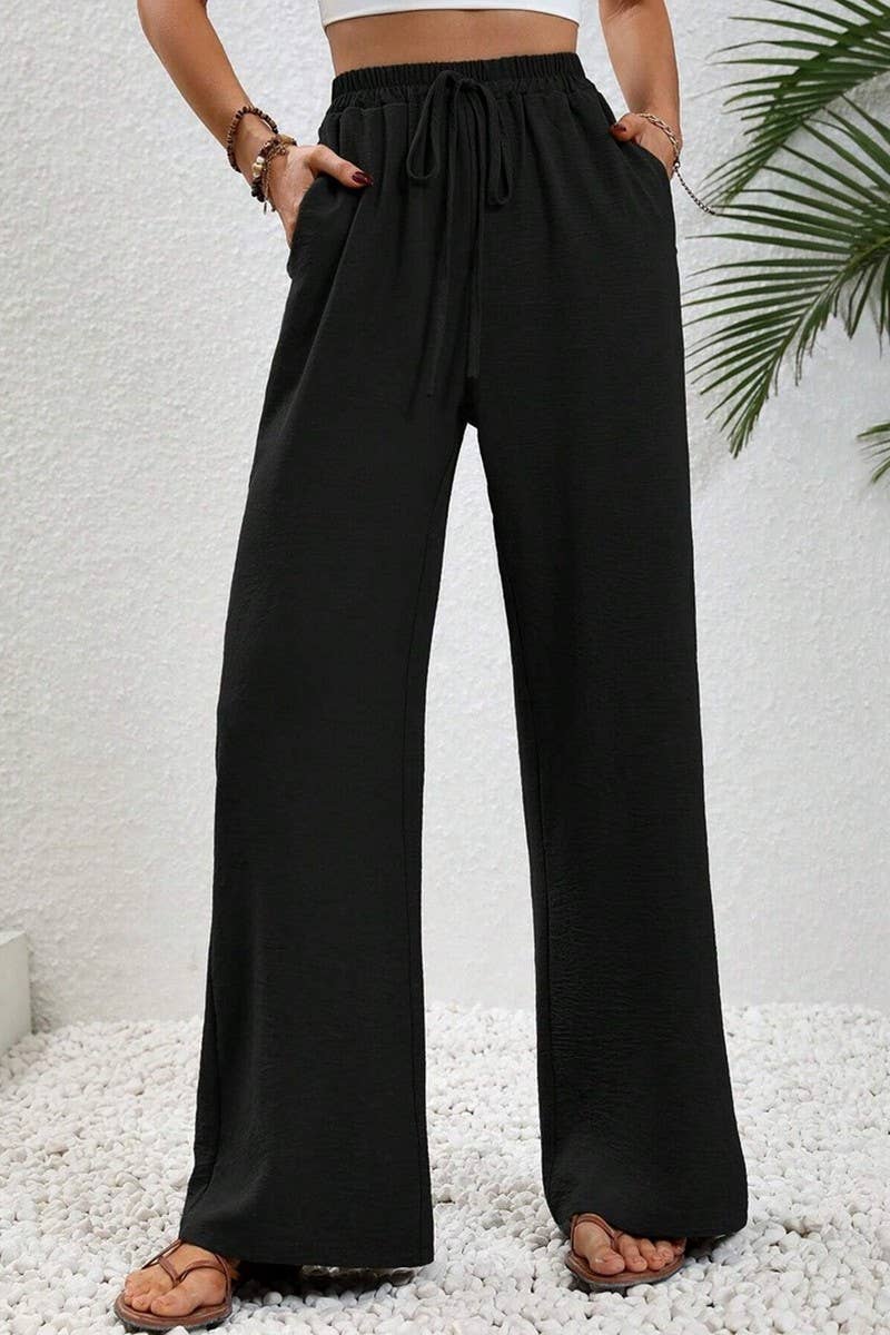 CWBLP1865_SPRING AND SUMMER CASUAL SOLID COLOR MOPPING PANTS