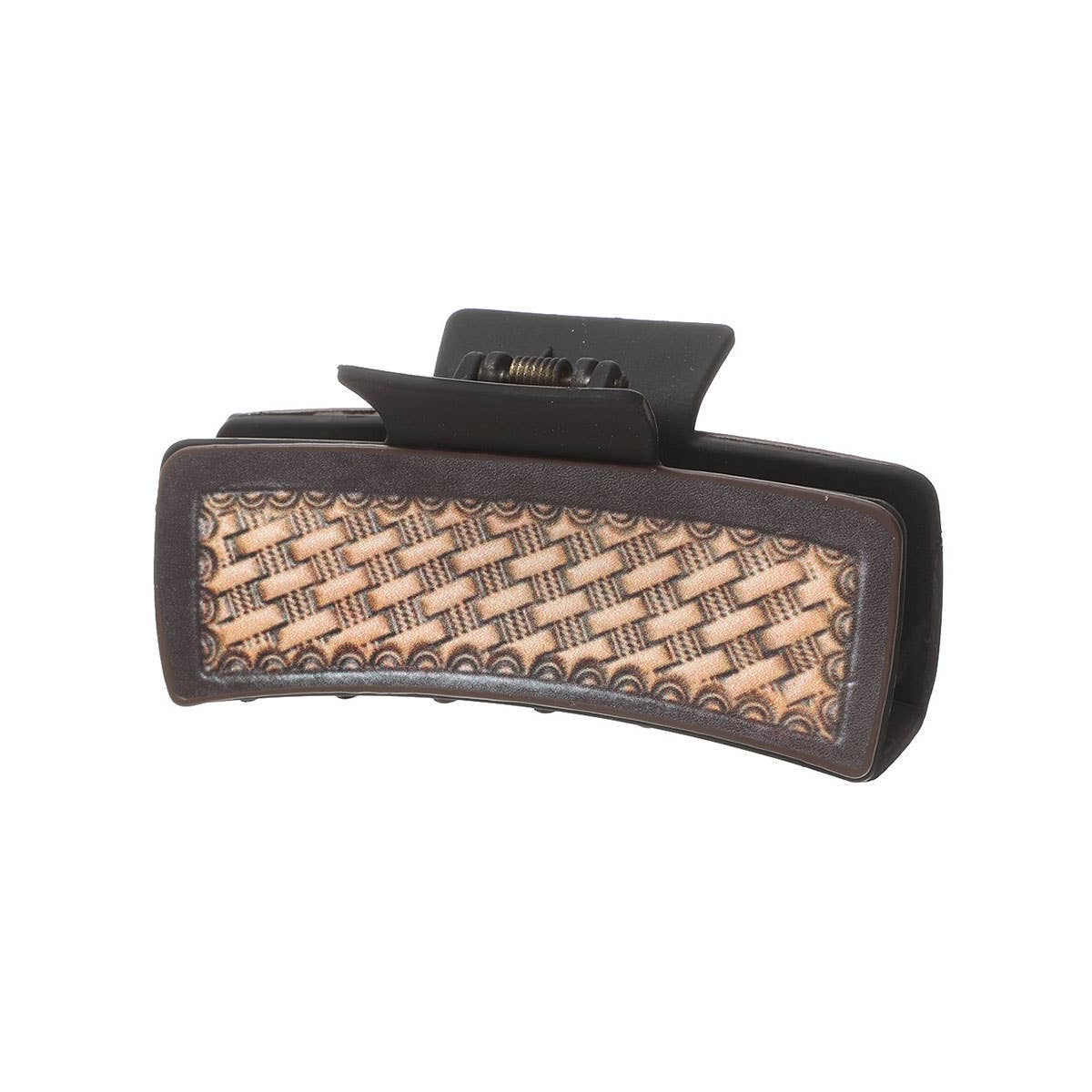 Sunflower PU Leather Hair Claw, Western Style