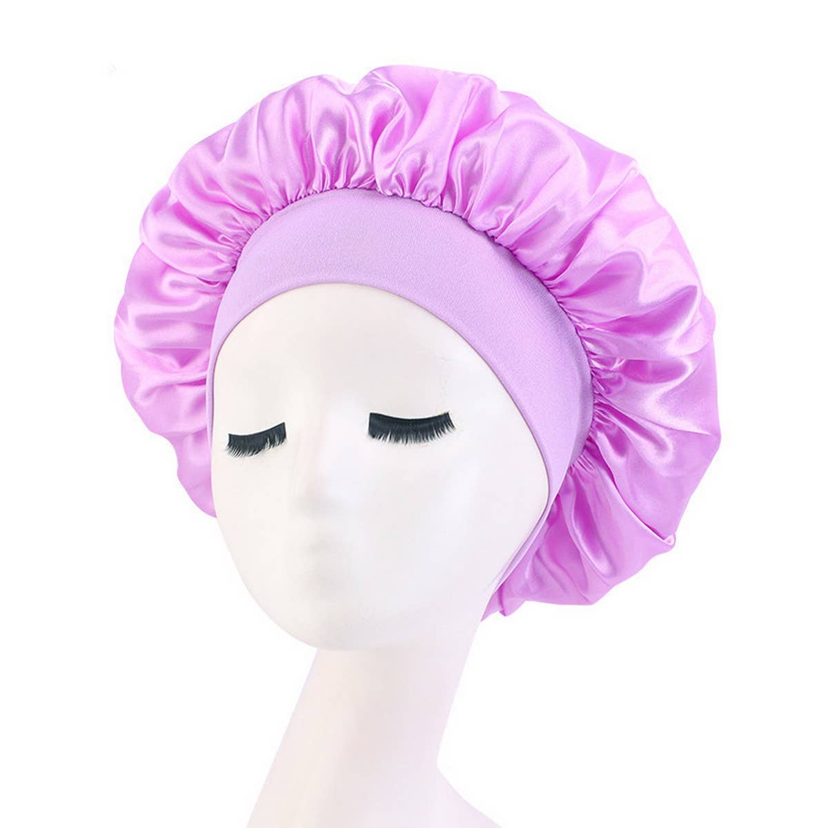 NEW WIDE-BRIMMED NIGHTCAP WITH HEADBAND_CWAH1486