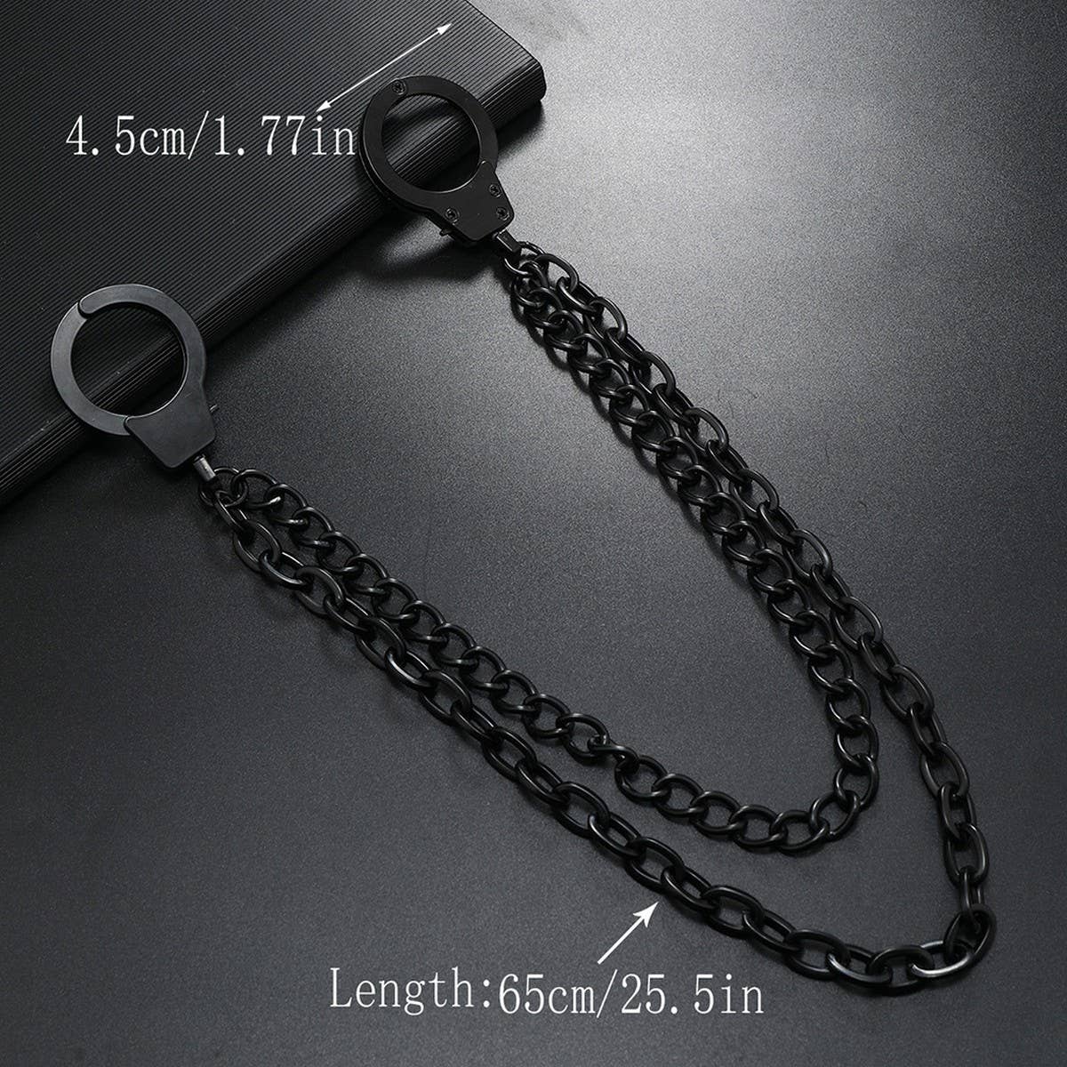 CREATIVE ALLOY HANDCUFFS CHAIN HIP-HOP PANTS CHAIN
