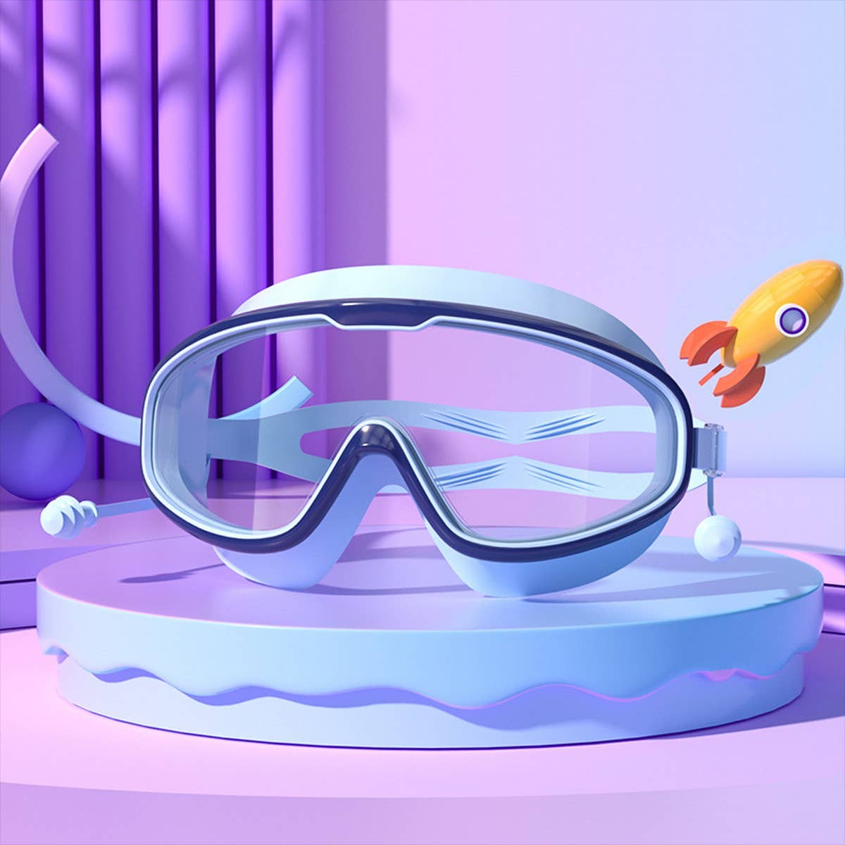 Kids Anti-Fog HD Swim Goggles for Boys & Girls