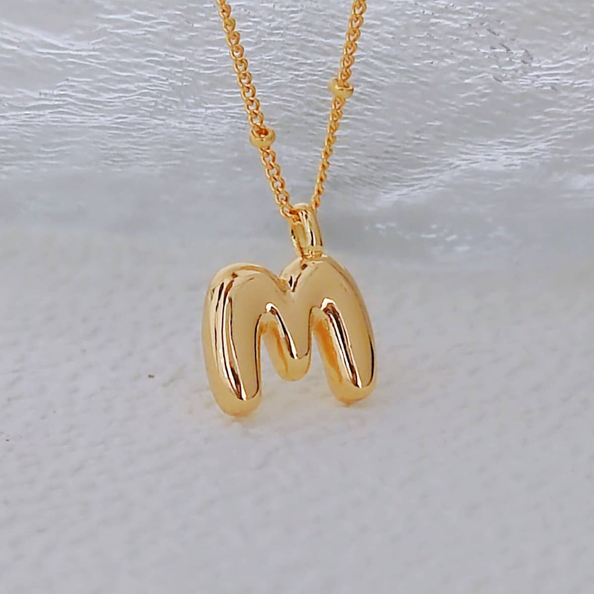 18K Gold 26 Letters Cute Hip Hop Pendant Necklace_CWMM5871