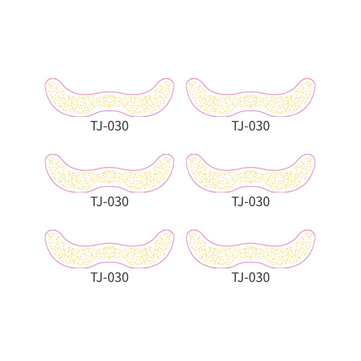 Metallic Freckle Face Tattoo Stickers Gold Silver