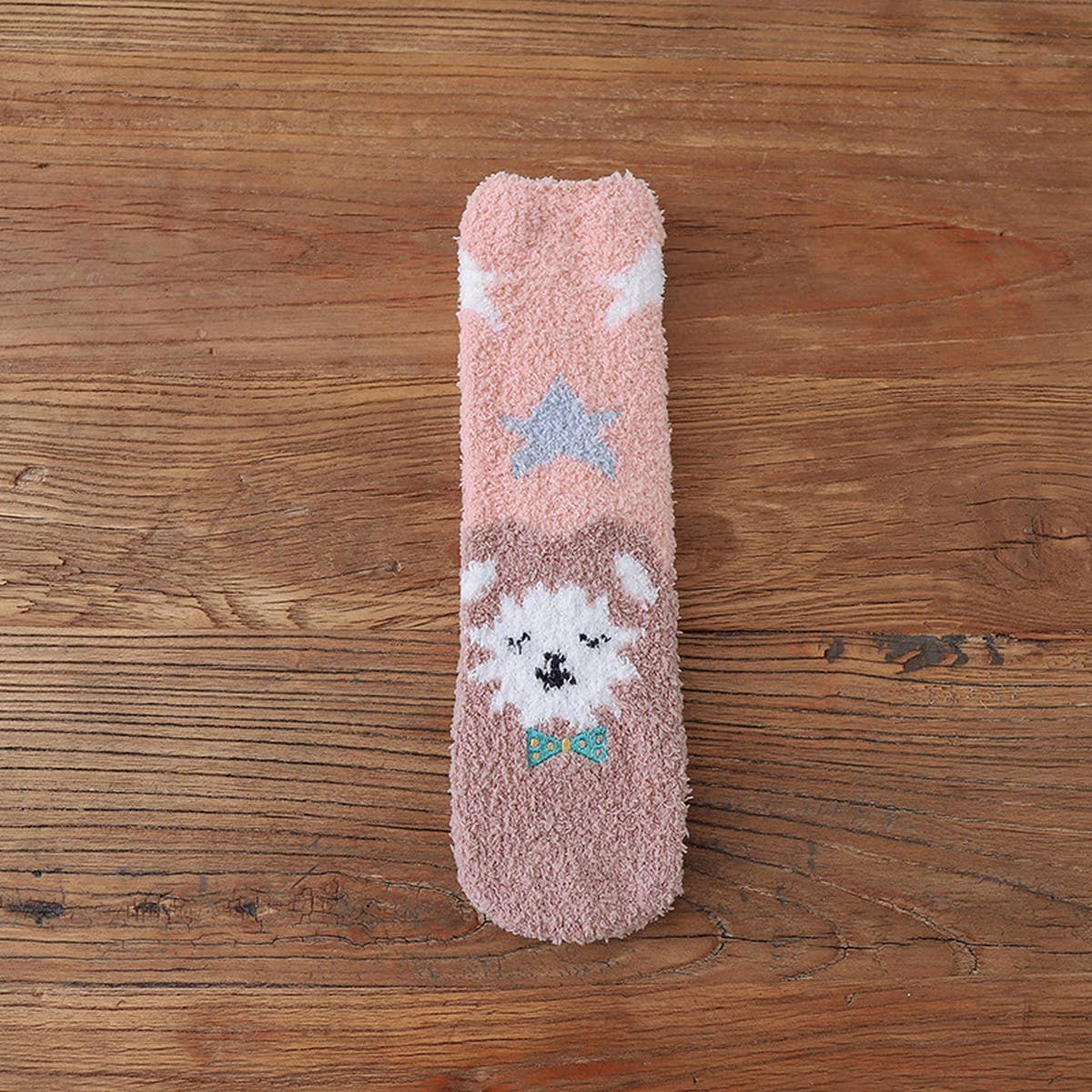 WARM FLEECE CARTOON MID-CALF SOCKS
