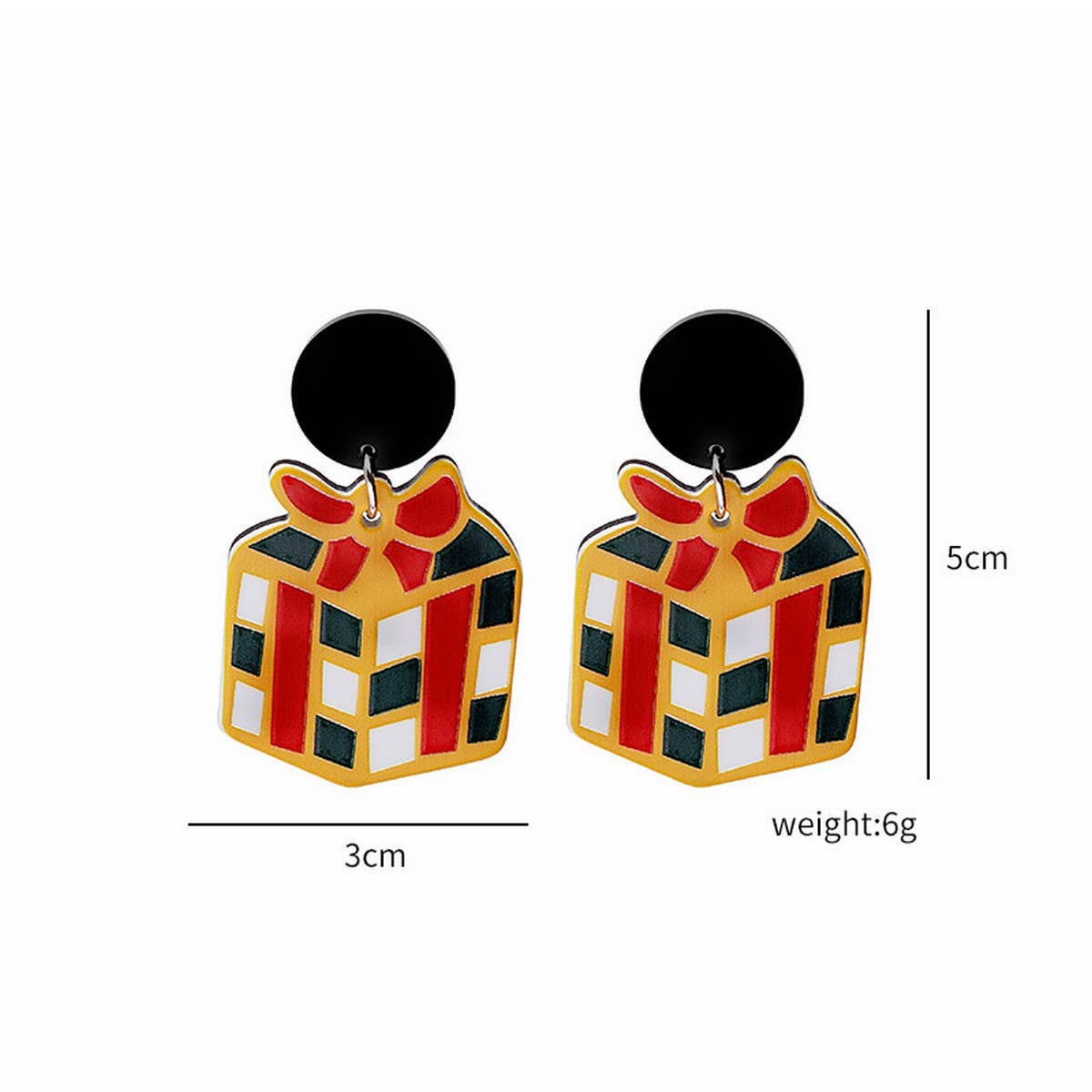 CHRISTMAS CARTOON SWEET DESIGN EARRINGS