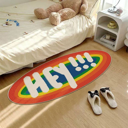 Rainbow Dopamine Rug, Trendy Room Makeover Mat_CWMM7508