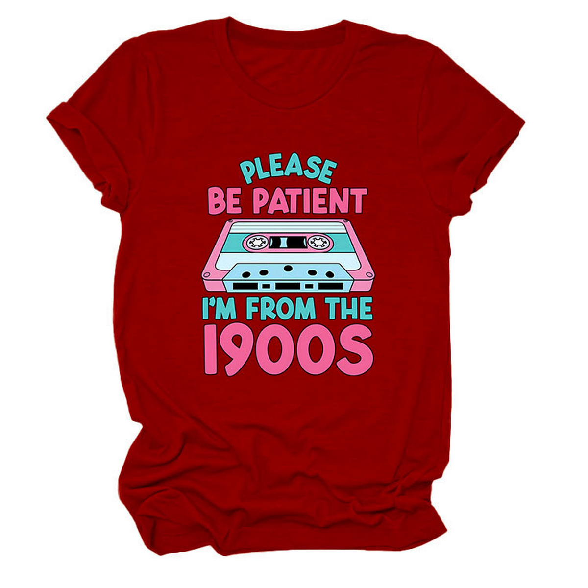 Women??¢s Tee ??Please Be Patient Letter Print_CWTTS1501