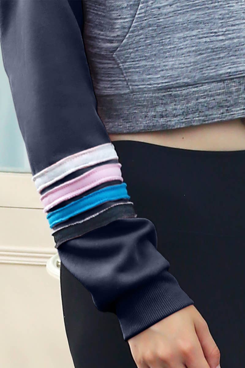 CWOHOL424_Basic Lightweight Pullover Cropped Hoodie