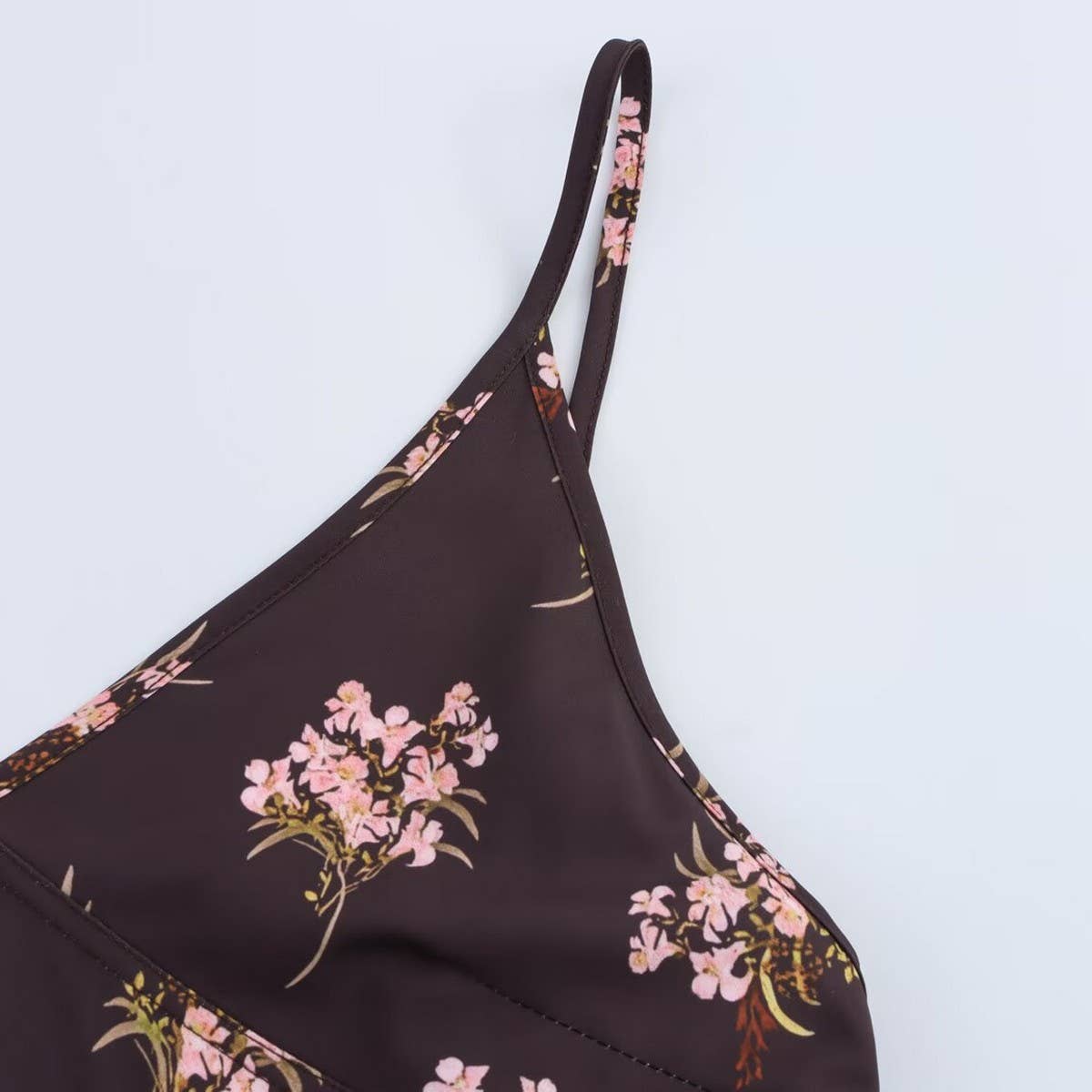 Floral Print Sleeveless Midi Cami Dress