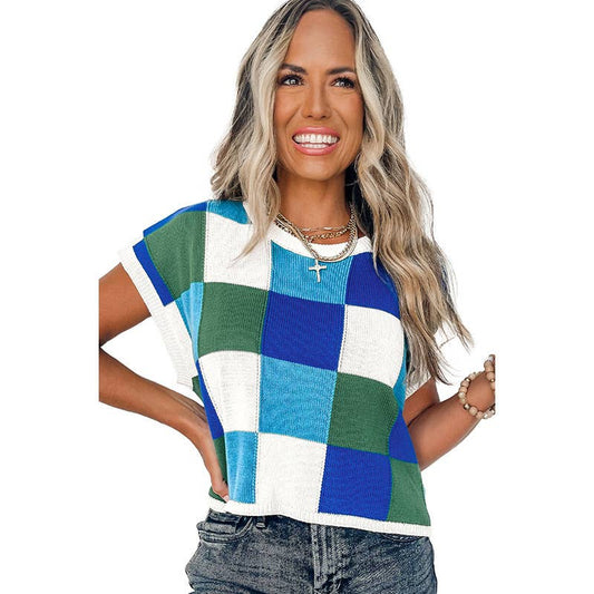 Turtleneck thin color matching loose sweater