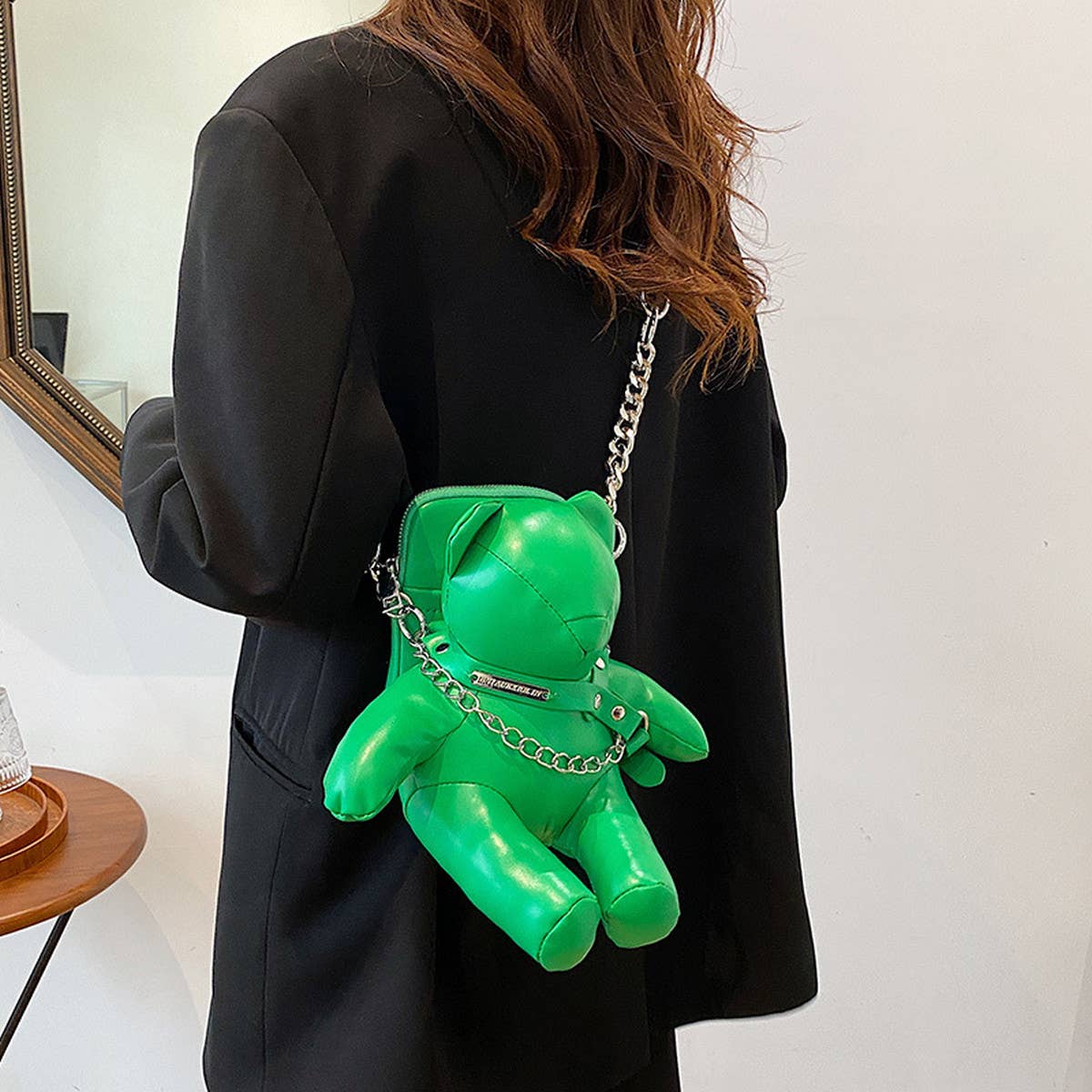FASHION CUTE BEAR ONE-SHOULDER CHAIN BAG_CWAB0988