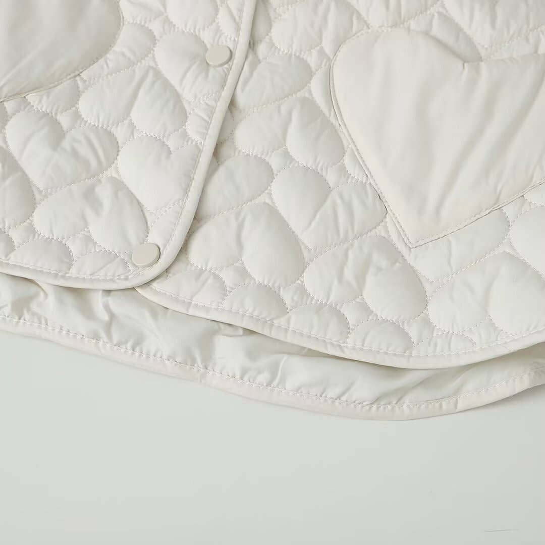 Thin diamond lattice cotton-padded clothes