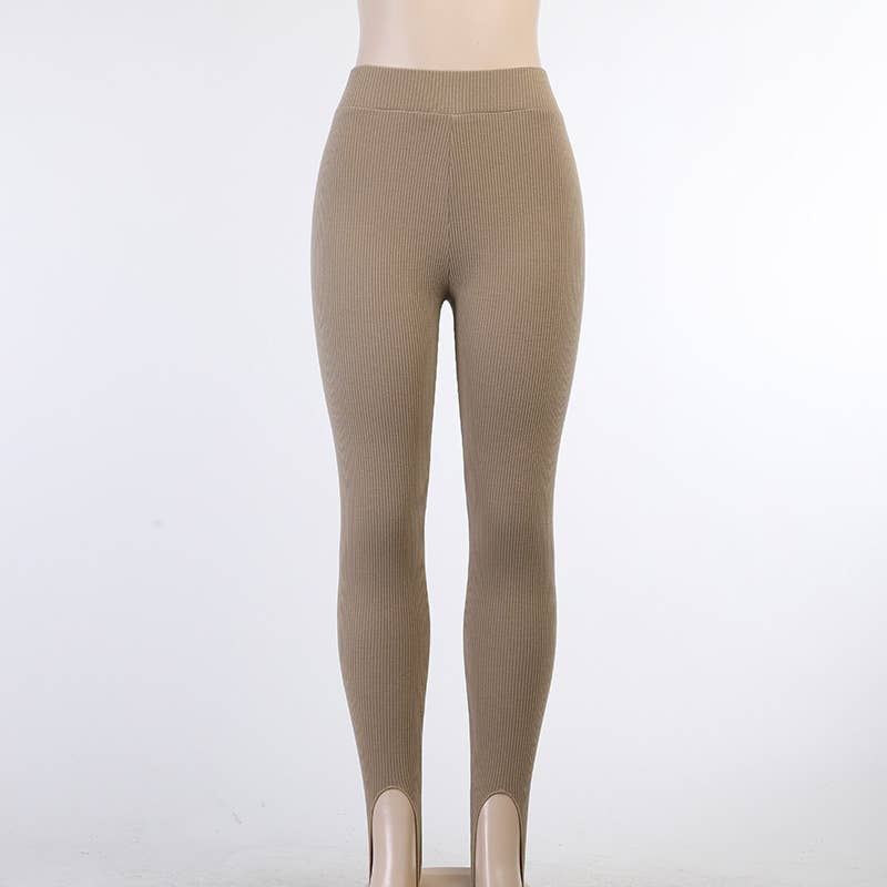 SLIM-FIT YOGA PANTS STOMPING TIGHT SWEATPANTS
