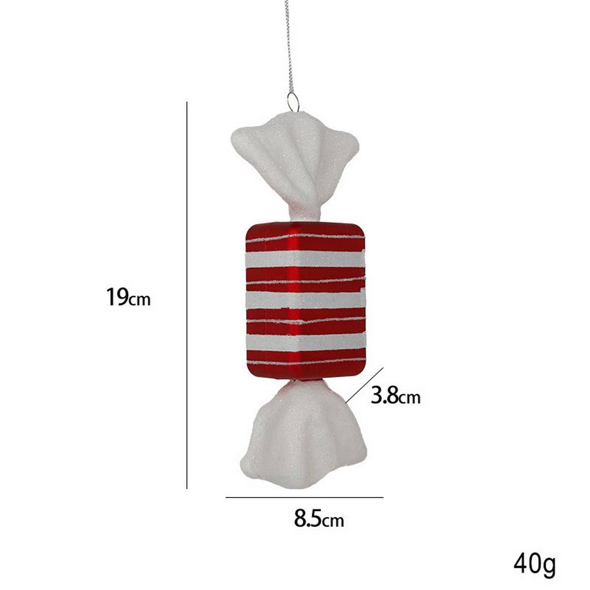 Creative Plastic Candy Cane Xmas Tree Decor