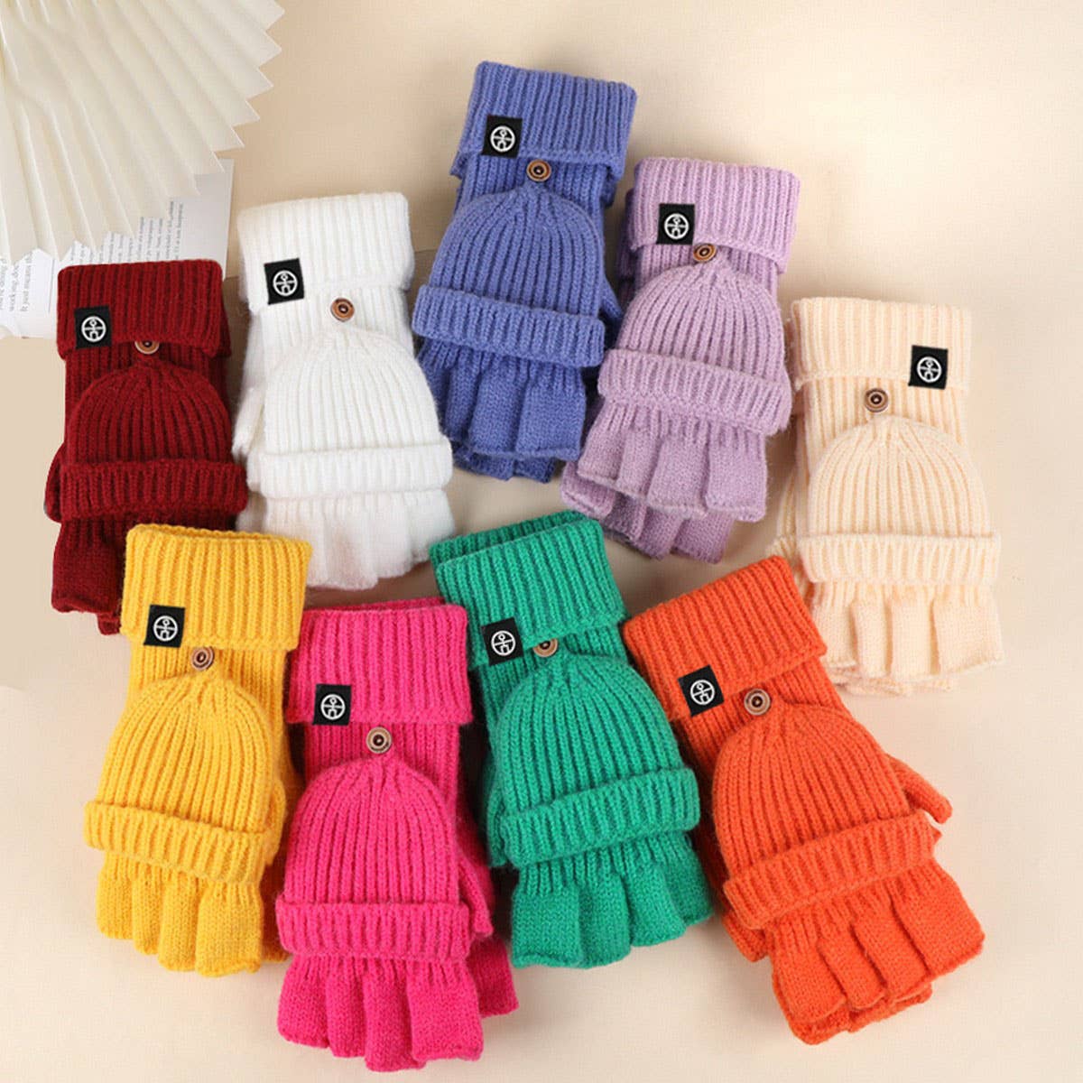 WINTER HALF-FINGER KNITTED TOUCH SCREEN GLOVES_CWAG0407