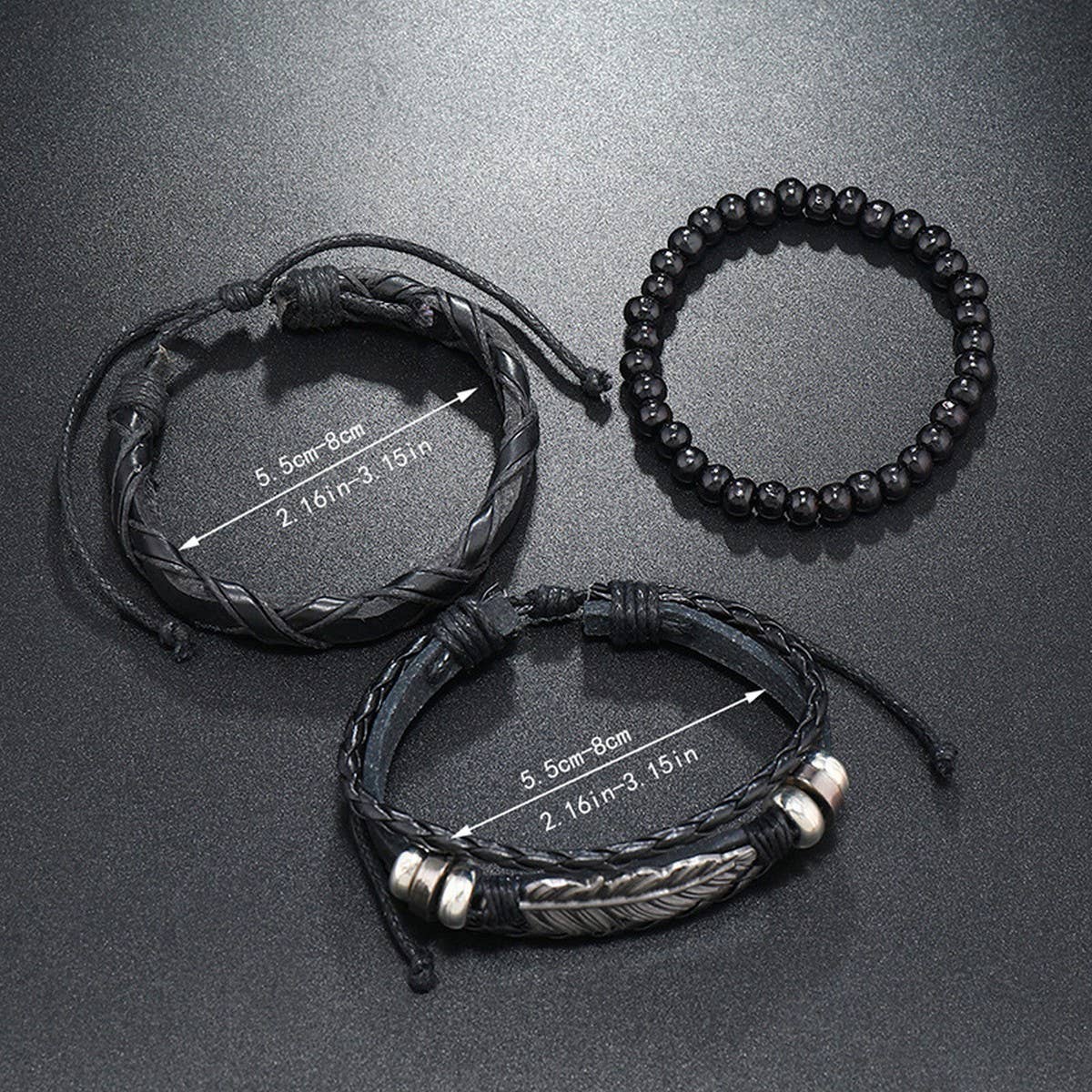 NEW SIMPLE HAND-WOVEN ALLOY BRACELET