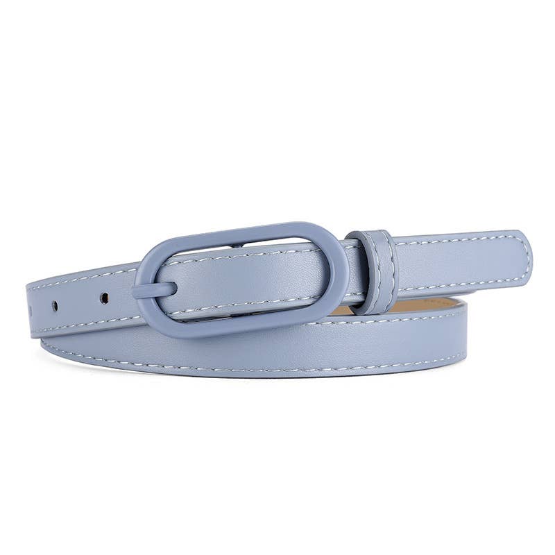 MACARON MATCHING UP PIN BUCKLE BELT FOR WOMEN