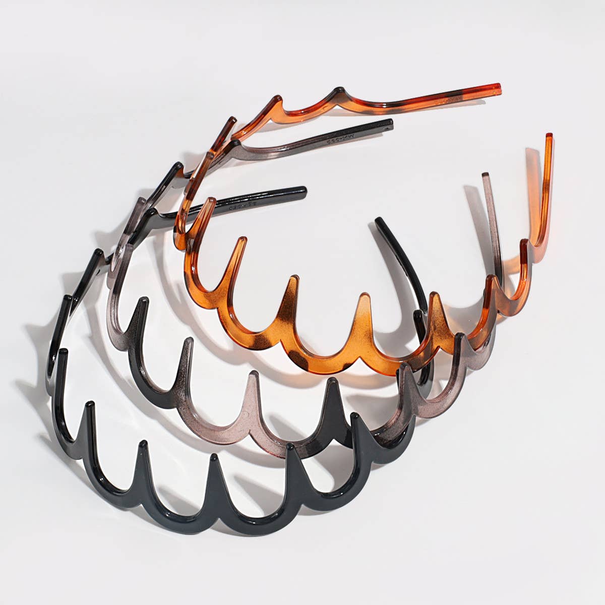 SIMPLE GRADIENT TRANSPARENT COLOR WAVE HEADBAND_CWAHA2338