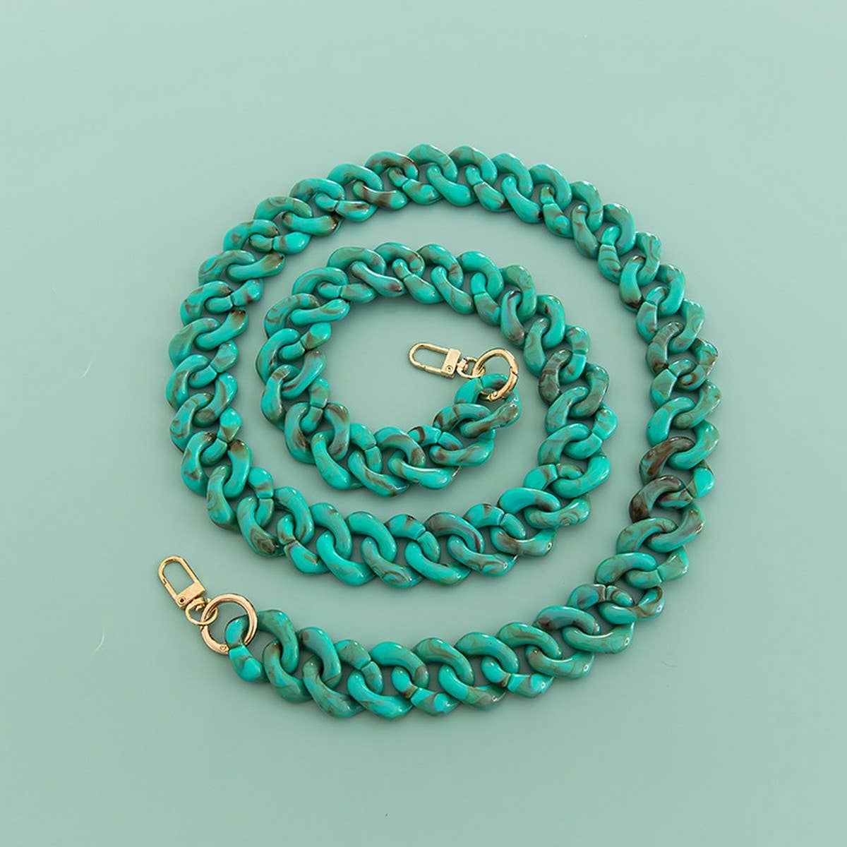 47in" Acrylic Diamond Bag Strap -Colorful Chain_CWMM5058