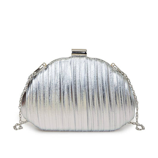 Fashionable and niche glossy single-shoulder bag