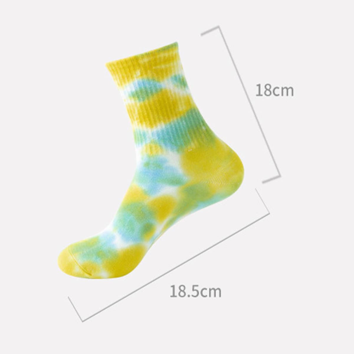 SIMPLE TIE-DYED SKATEBOARD SOCKS_CWMS0269