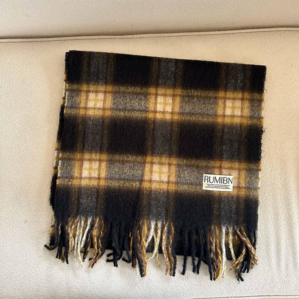 Faux Cashmere Scarf ? Thick Soft Reversible Wrap