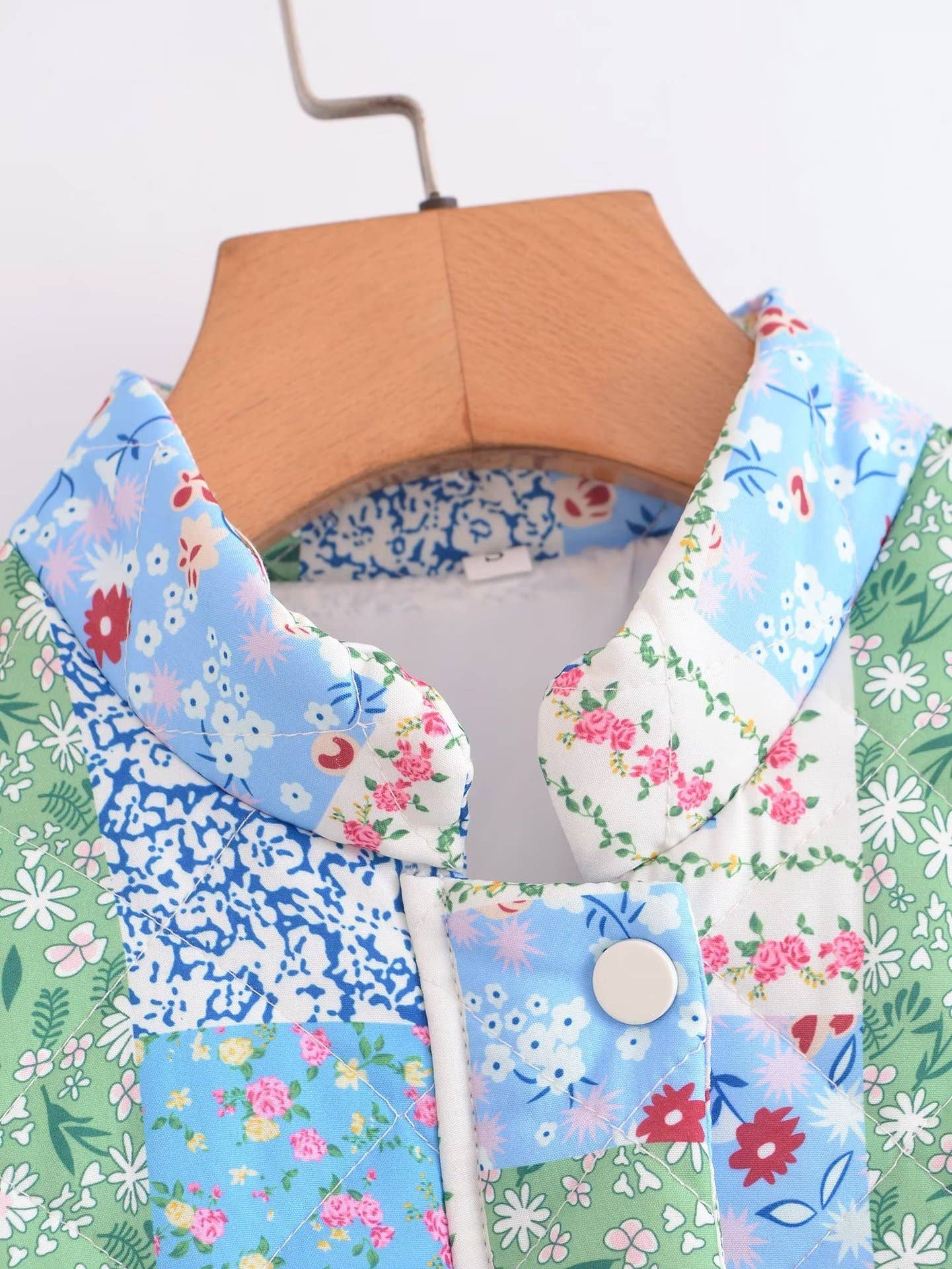 STREET FASHION PRINTED COTTON-PADDED JACKET