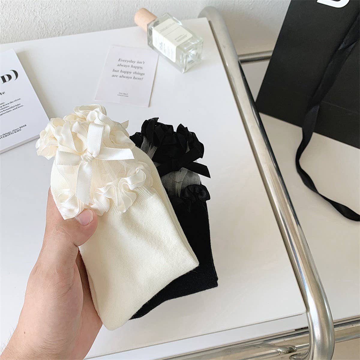 SUMMER THIN GLASS SILK LACE SOCKS LOLITA SEXY SOCKS