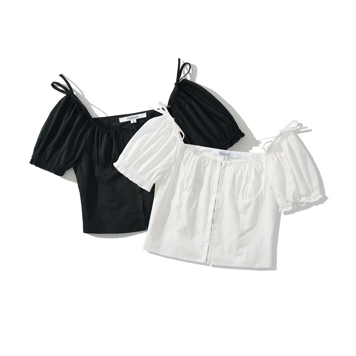 Monochrome French Chic Crop Top