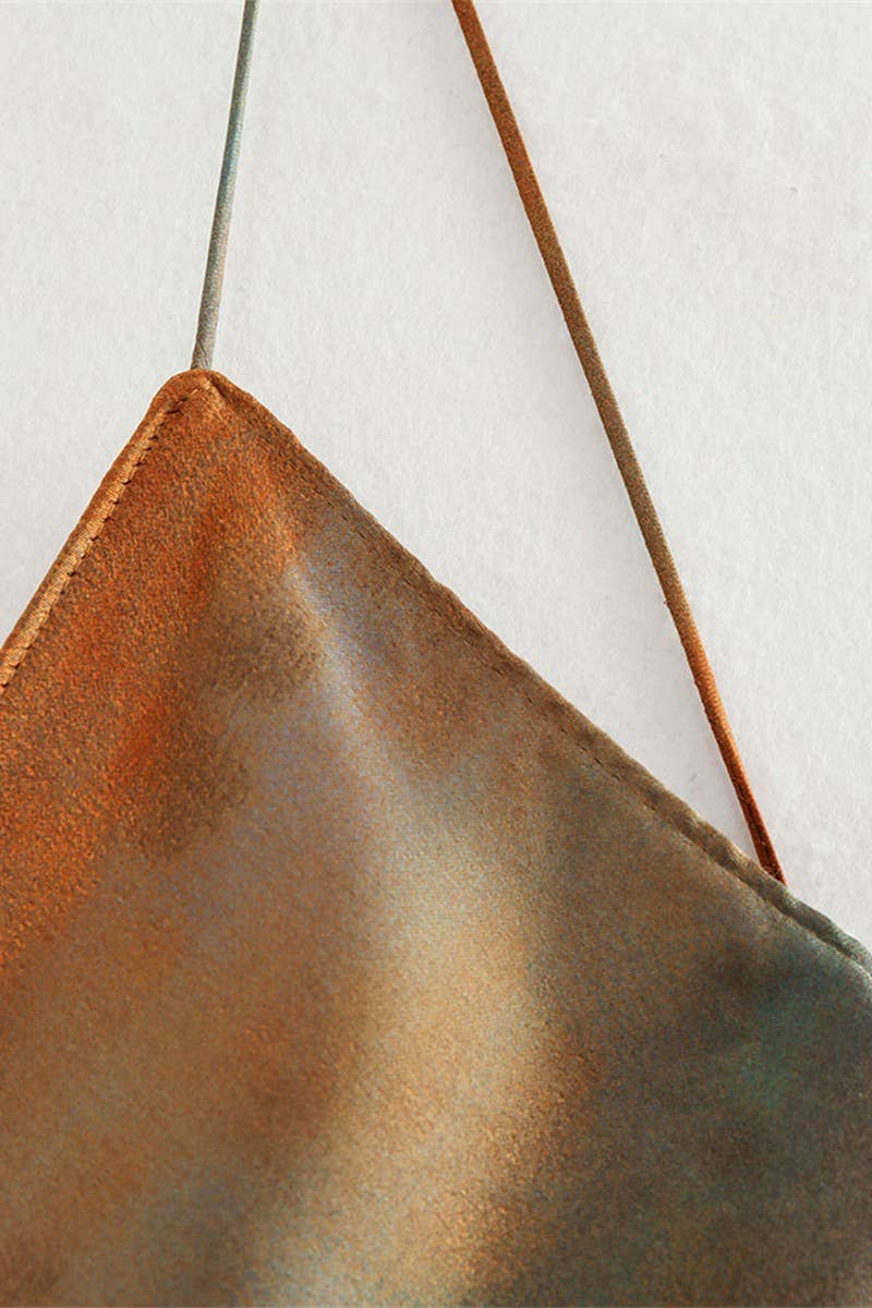 CWDMD4180_SLEEVELESS TIE-DYE WAIST-LENGTH SUSPENDER DRESS