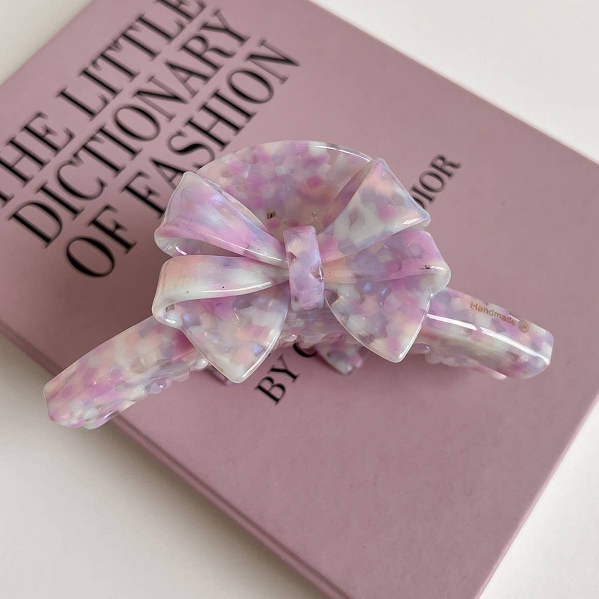 Cute Bow Acetate Claw Clip ? Double-Sided Desig