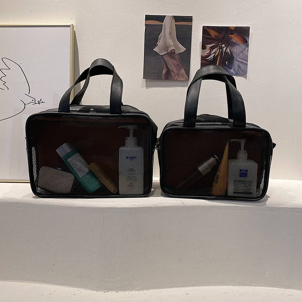 NEW HOLLOW LARGE CAPACITY TRAVEL COSMETIC BAG_CWAB4487