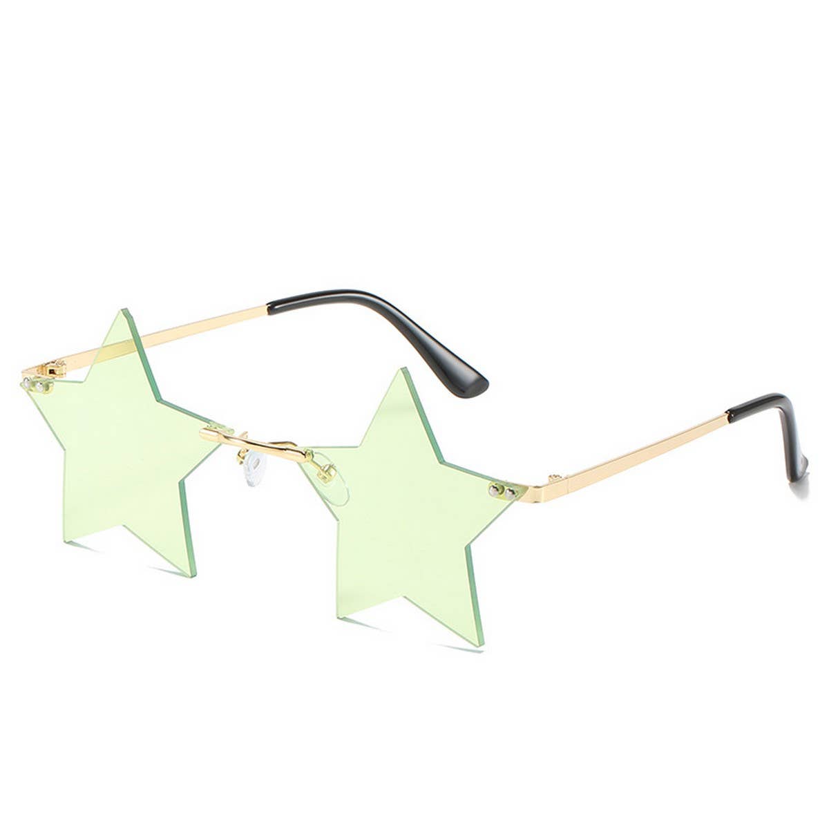 FIVE-POINTED STAR SUNGLASSES FRAMELESS SUNGLASSES