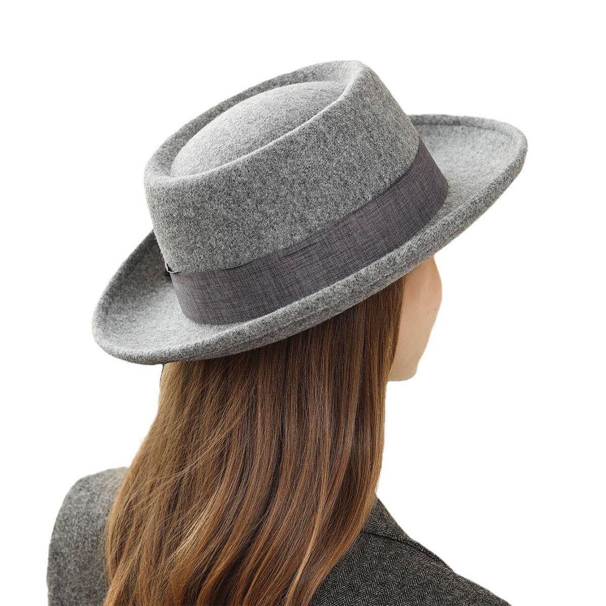 WOMEN'S VINTAGE WIDE-BRIMMED FEDORA FASHION HAT_CWAH1974