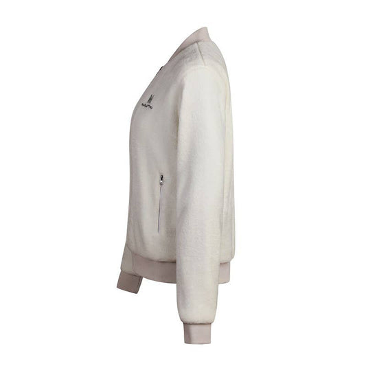 Stand-up collar embroidered baseball jacket