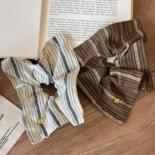 RETRO STRIPED SQUARE COLON HAIRBAND HAIRACCESSORIE_CWAHA4039