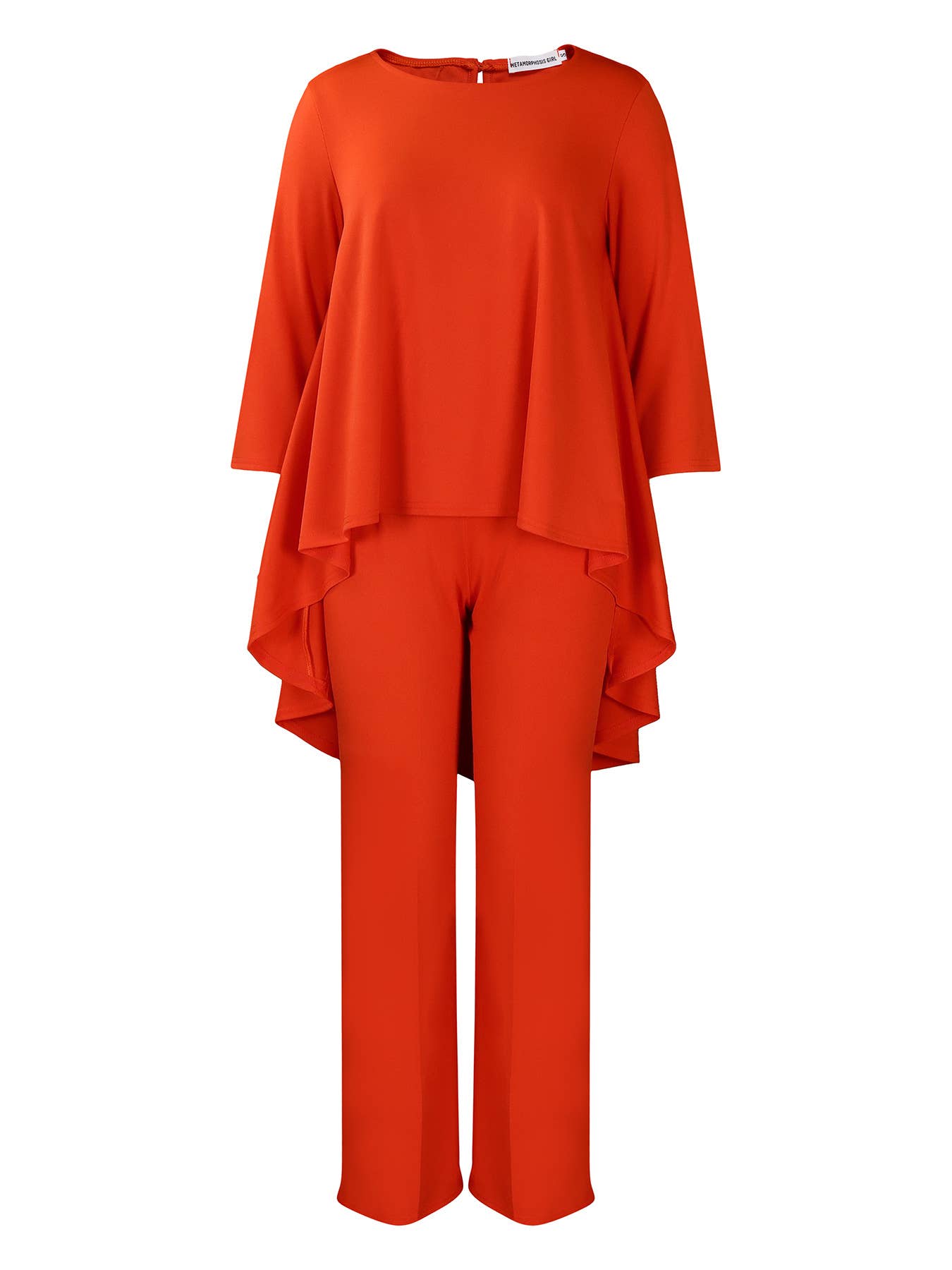 OVERSIZED TOP AND WIDE-LEG PANTS TWO-PIECE SET_CWSTB1141