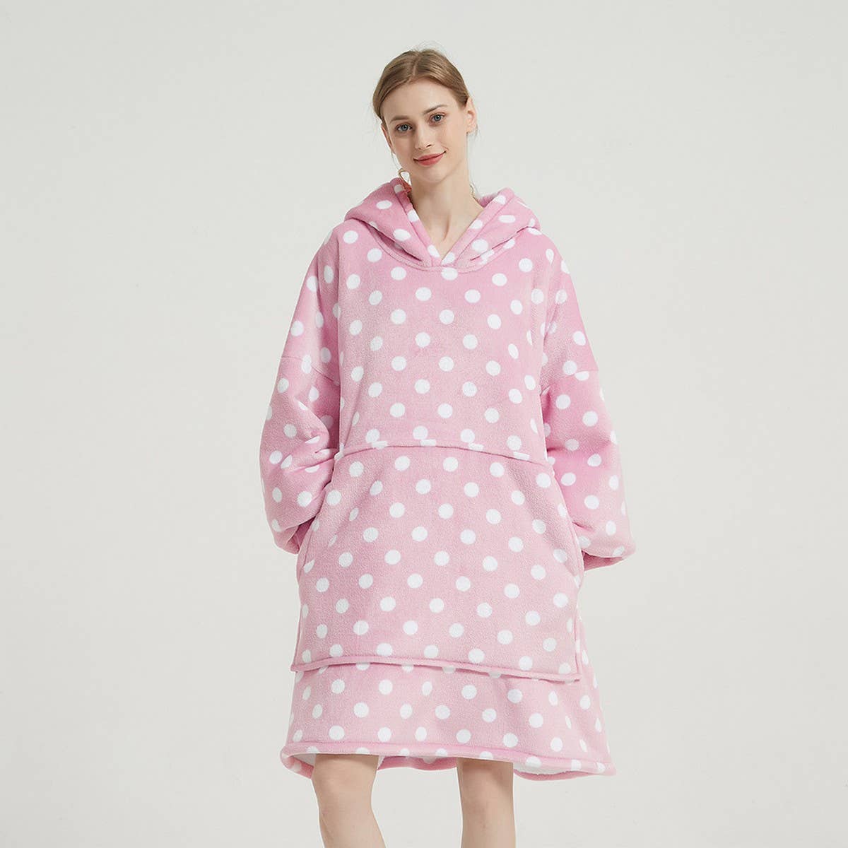 Lazy Wearable Blanket Hoodie for Adults_CWMM8986