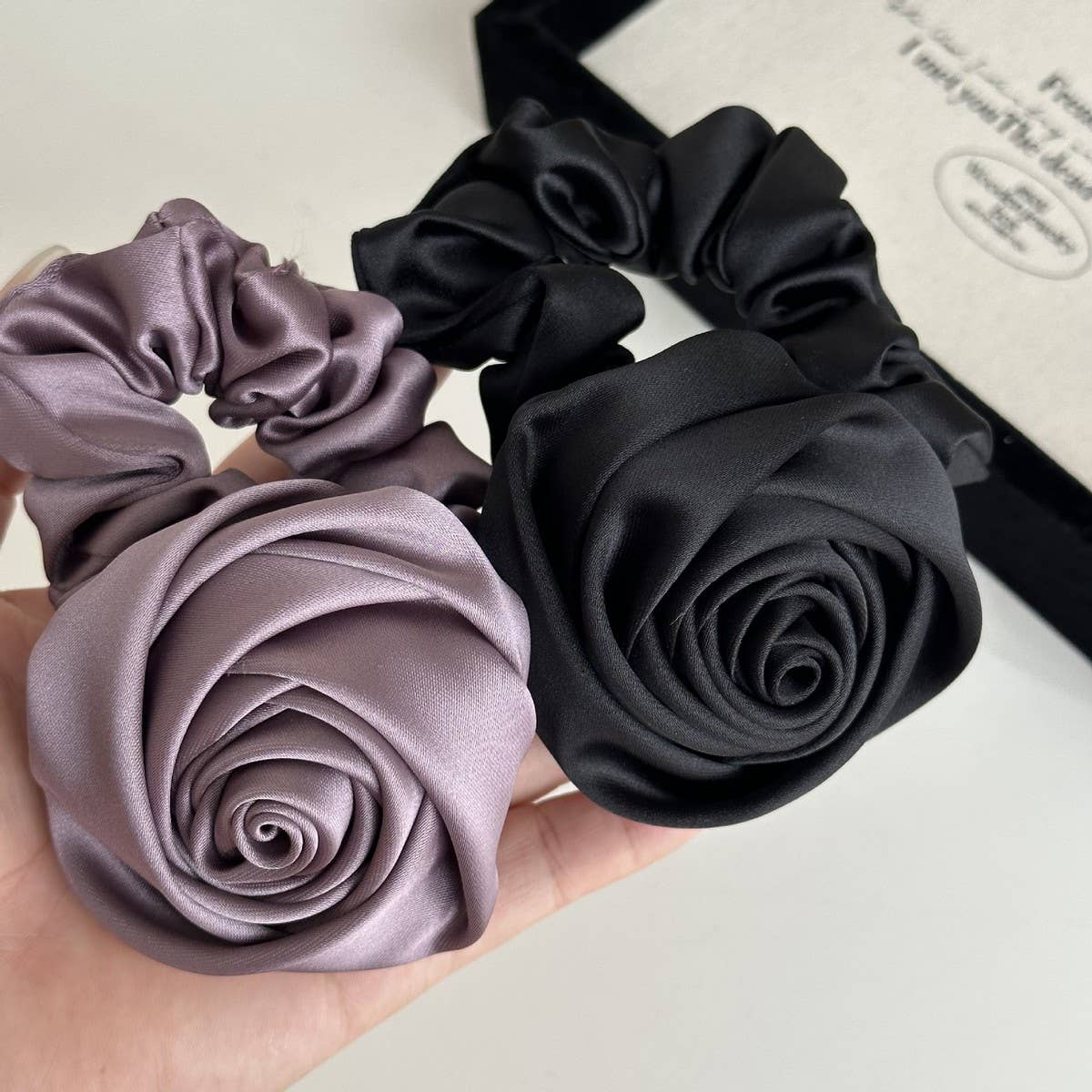 PREMIUM VINTAGE SATIN ROSE HAIRBAND_CWAHA4666