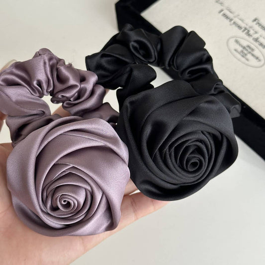 PREMIUM VINTAGE SATIN ROSE HAIRBAND_CWAHA4666