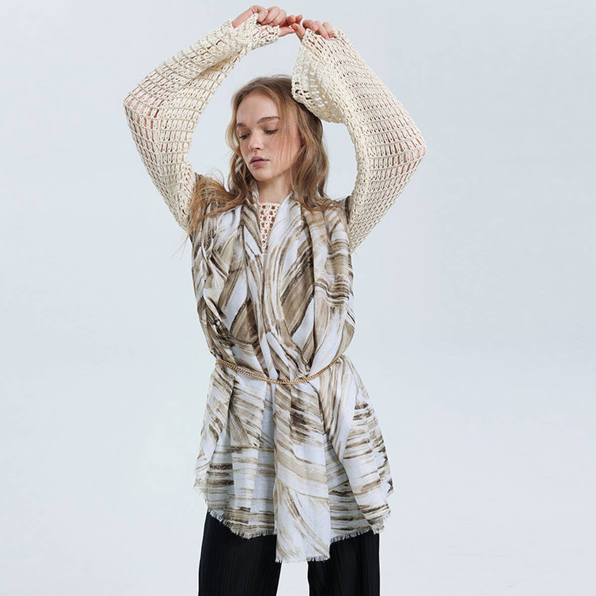 SUMMER BEACH VACATION SUN PROTECTION SCARF SHAWL_CWASC0684