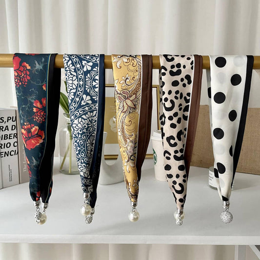 Magnetic Silk Scarf Necklace ? Elegant Neck Wrap