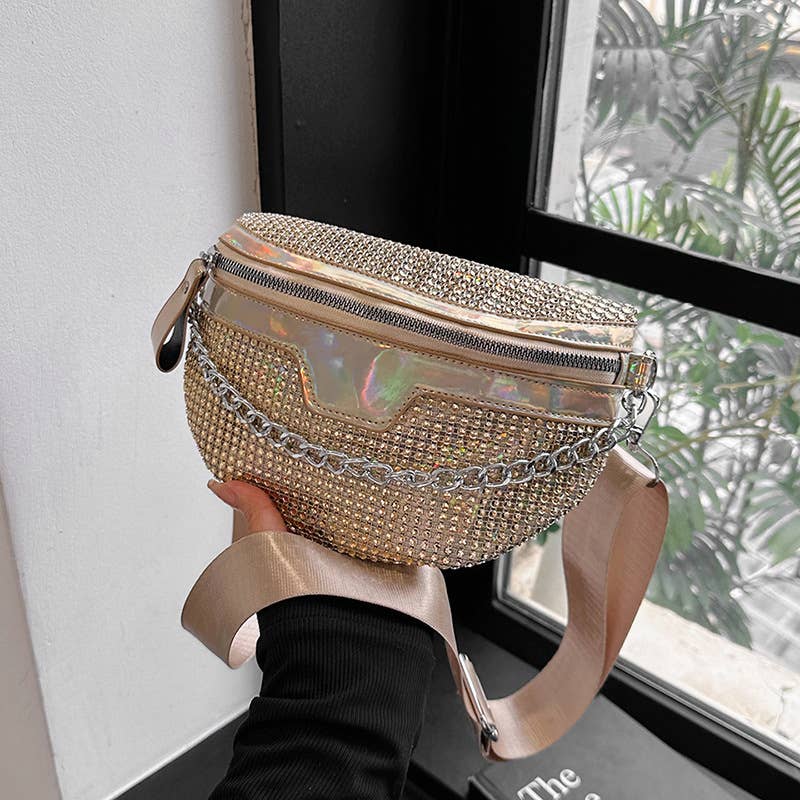 Single-shoulder crossbody casual waist bag