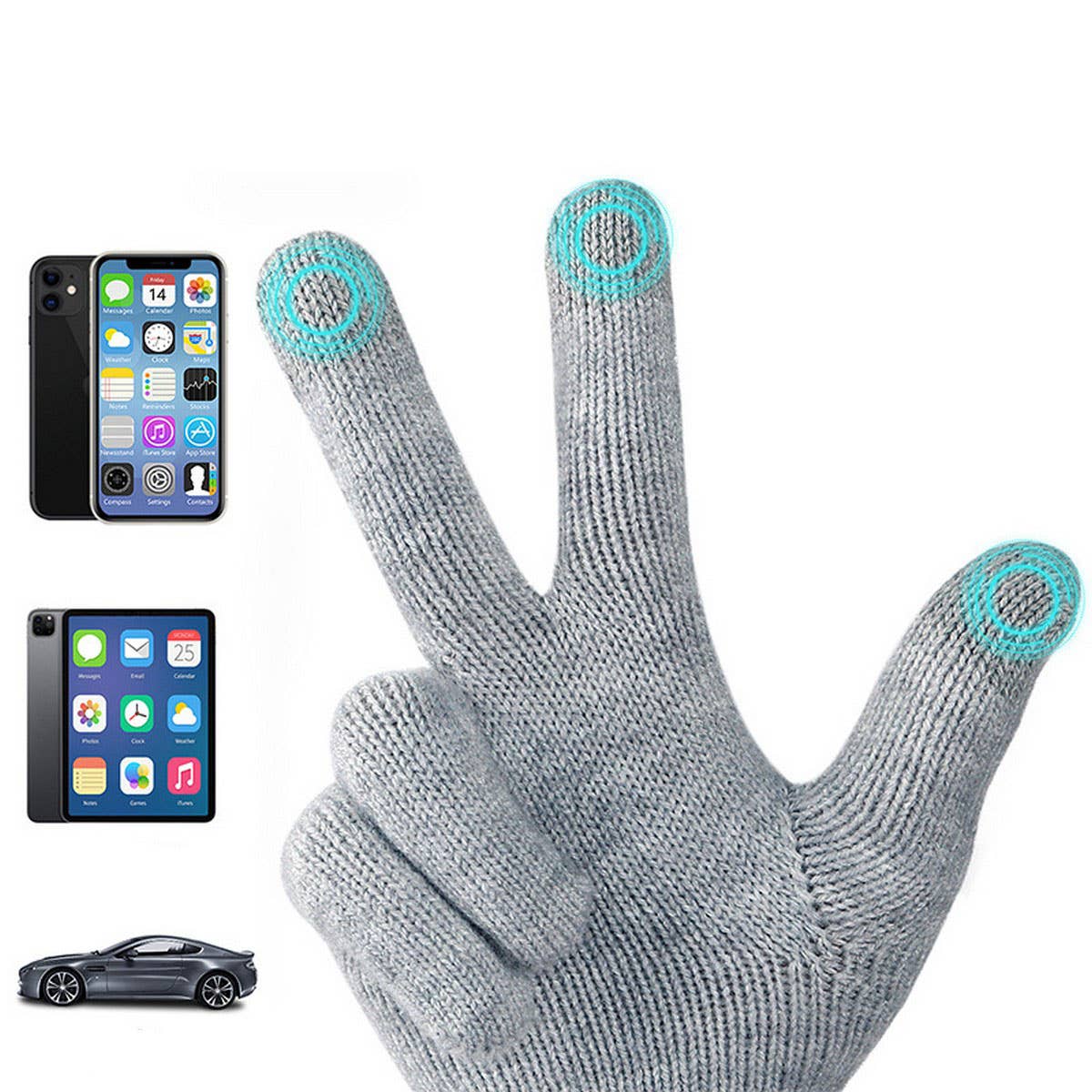 WINTER DOUBLE LAYER TOUCH SCREEN KNITTED GLOVES_CWAG0372