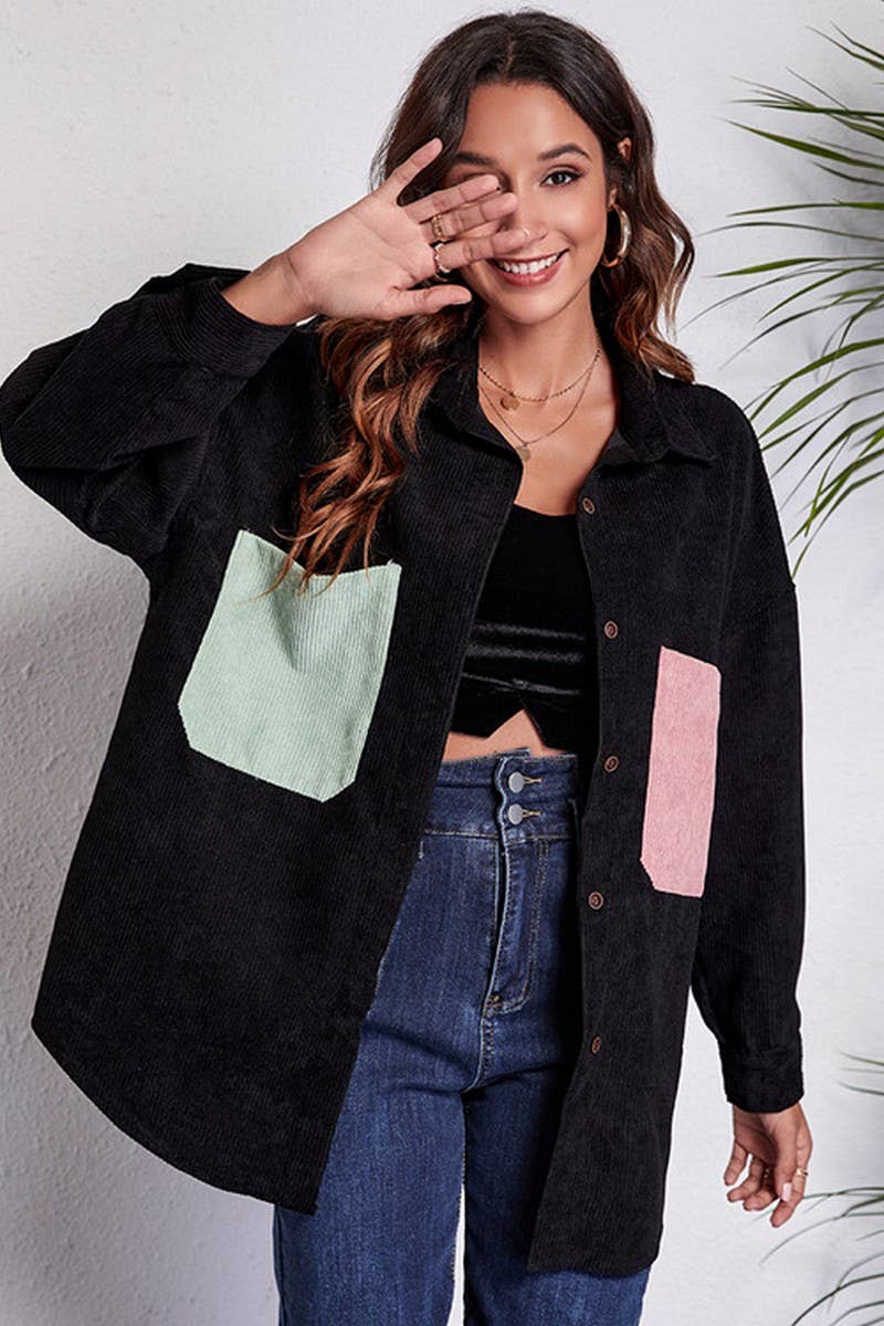 CWOCO1170_LOOSE CORDUROY DROPPED SHOULDER SHIRT JACKET