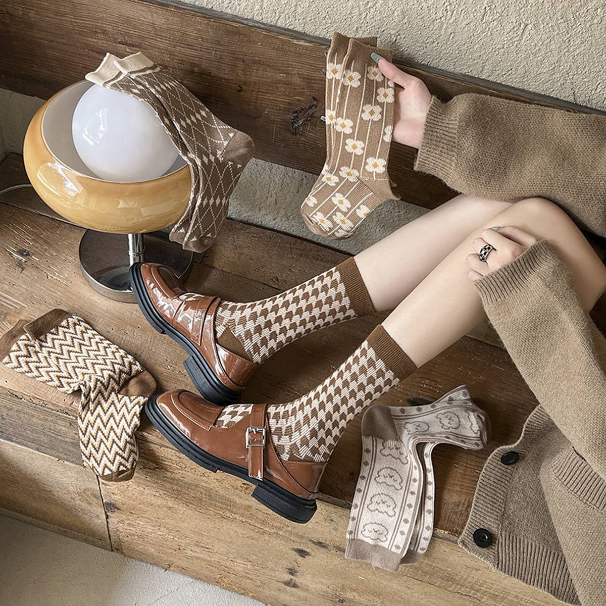 NEW AUTUMN COTTON WOMEN'S MID-CALF SOCKS