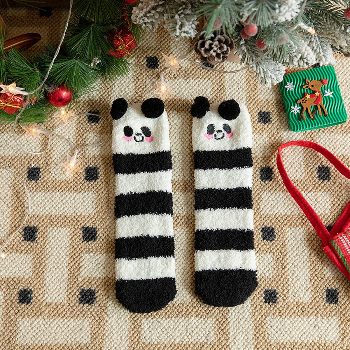 CWMS02732_KIDS FAMILY CHRISTMAS CREW SOCKS WINTER GIFT