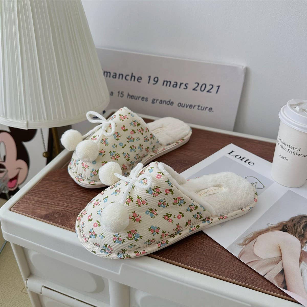 NEW STYLE PLUSH HOME WARM THICK-SOLED SLIPPERS_CWMM2984